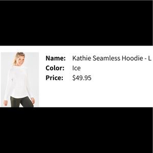 Fabletics seamless hoodie